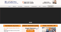 Desktop Screenshot of freightinsurancedirect.com